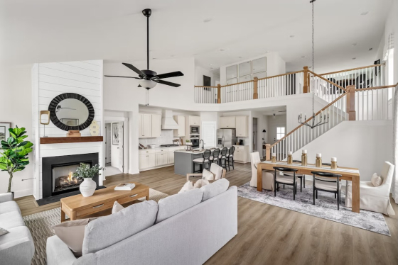 Image of New Homes for Sale built by Davidson Homes in the New Home Community of Woods Crossing!